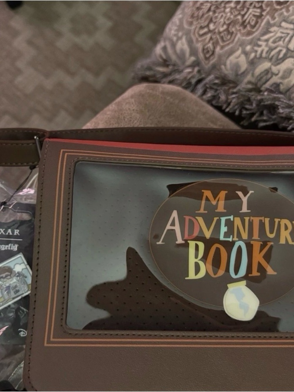 My Adventure Book Brown Crossbody Bag